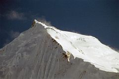 15 Chogolisa I And Long Ridge To Chogolisa II Close Up Late Afternoon From Shagring Camp On Upper Baltoro Glacier
